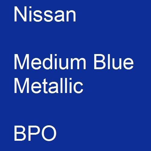 Nissan, Medium Blue Metallic, BPO.